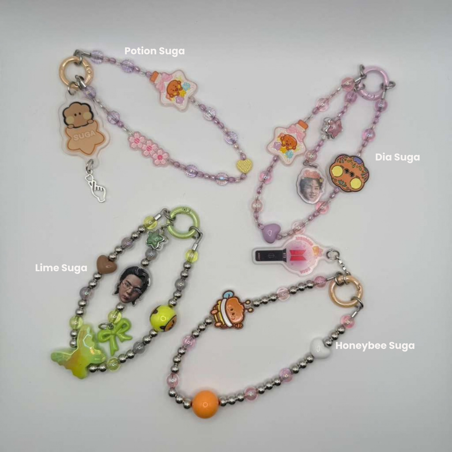 K-pop Inspired Beaded Wristlets - Choose Your Style