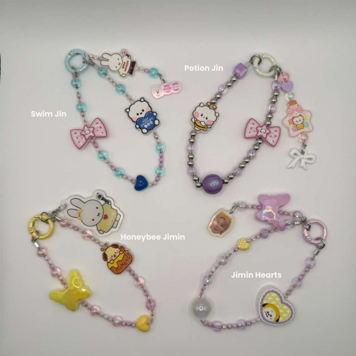 K-pop Inspired Beaded Wristlets - Choose Your Style