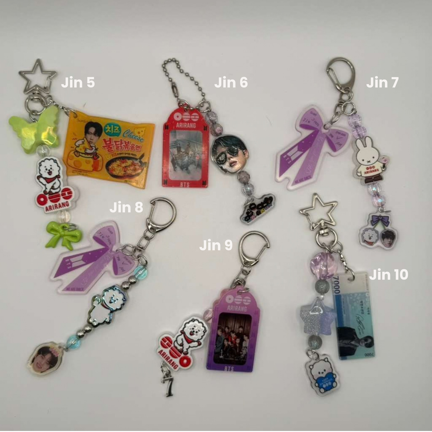 Vocal Line Inspired Bag Charm/Keychain