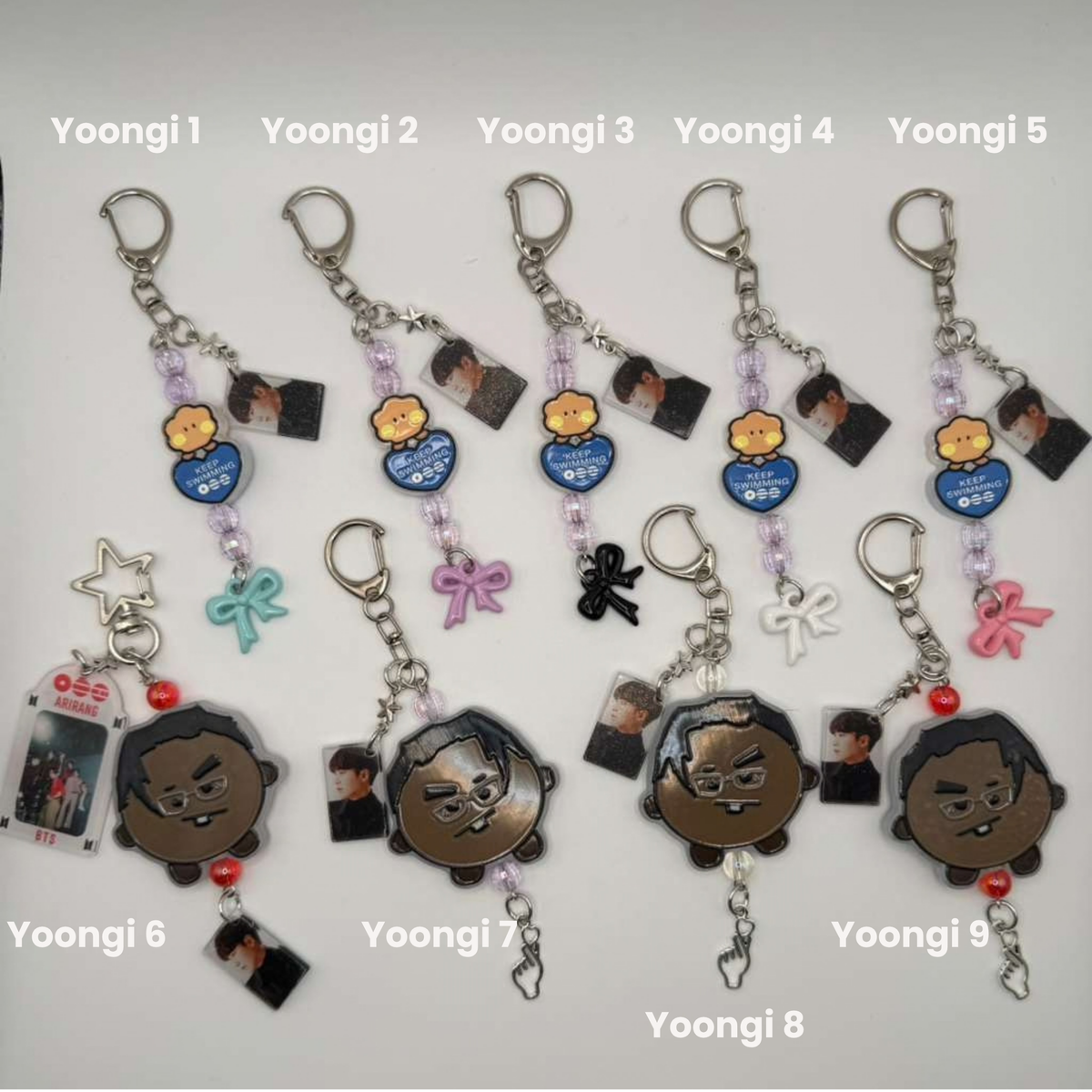 Rap Line Inspired Bag Charm/Keychain