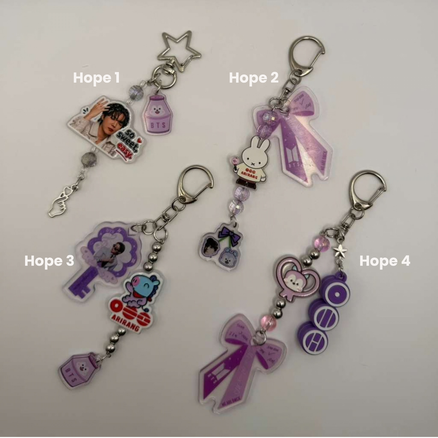 Rap Line Inspired Bag Charm/Keychain