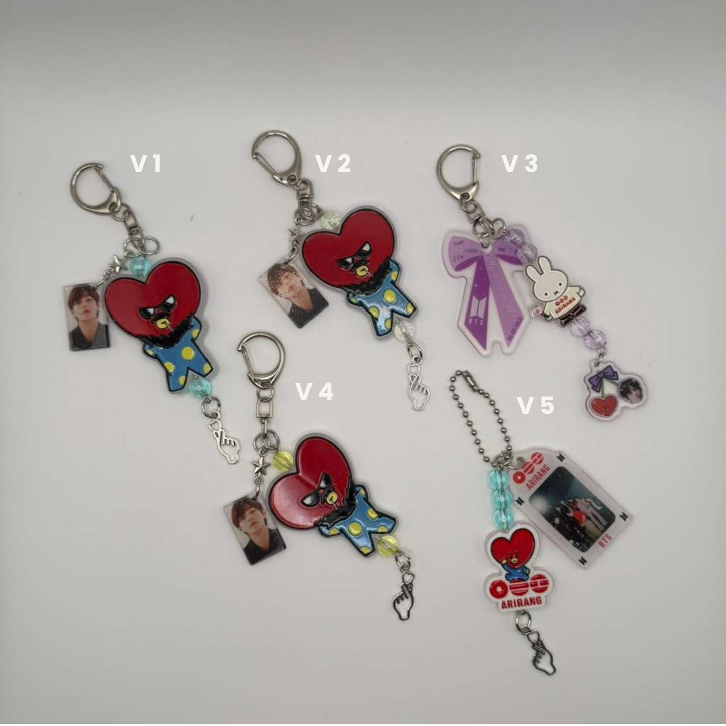 Vocal Line Inspired Bag Charm/Keychain