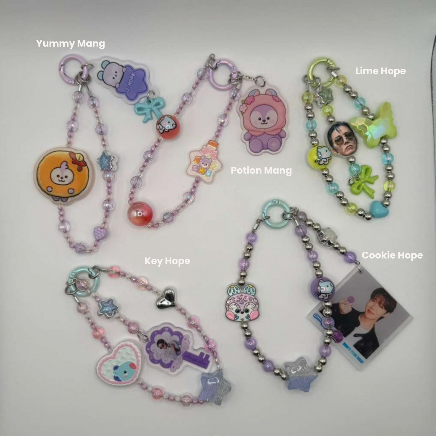 K-pop Inspired Beaded Wristlets - Choose Your Style