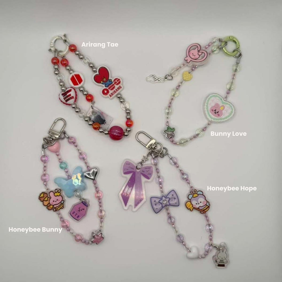 K-pop Inspired Beaded Wristlets - Choose Your Style