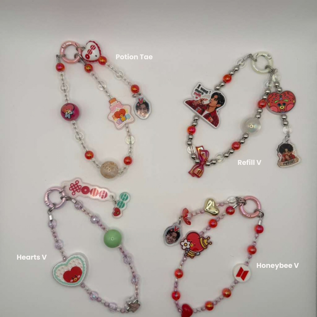 K-pop Inspired Beaded Wristlets - Choose Your Style